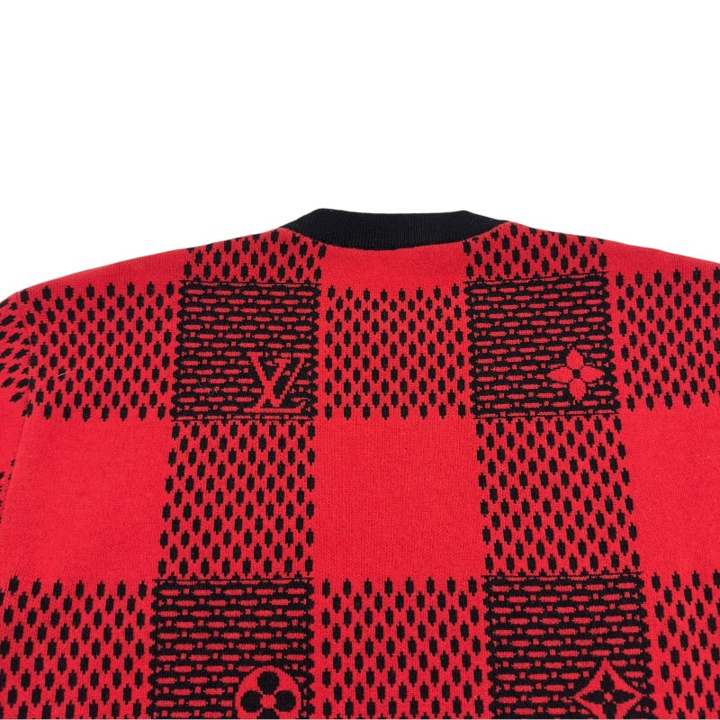 ルイ・ヴィトン LOUIS VUITTON モノグラム チェック ニットセーター