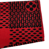 ルイ・ヴィトン LOUIS VUITTON モノグラム チェック ニットセーター HRN86W レッド ウール メンズ セーター