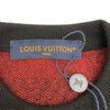 ルイ・ヴィトン LOUIS VUITTON モノグラム チェック ニットセーター HRN86W レッド ウール メンズ セーター