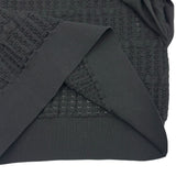 シャネル CHANEL コットンフリルニットセーター P58603 ブラック コットン レディース セーター