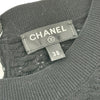 シャネル CHANEL コットンフリルニットセーター P58603 ブラック コットン レディース セーター