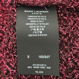 サンローラン SAINT LAURENT 長袖ラメニットセーター 563424 ピンク ナイロン レディース セーター