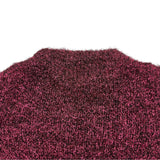 サンローラン SAINT LAURENT 長袖ラメニットセーター 563424 ピンク ナイロン レディース セーター