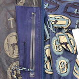 エルメス HERMES モダンバックルシルクジップアップジャケット ブルー シルク レディース その他アウター