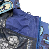 エルメス HERMES モダンバックルシルクジップアップジャケット ブルー シルク レディース その他アウター