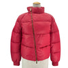 ディースクエアード DSQUARED レザーダウンジャケット 72AM0384X8131 レッド レザー レディース ダウンジャケット
