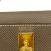 エルメス HERMES ミニケリー2 K刻 エトゥープ ゴールド金具 エプソン レディース ハンドバッグ ショルダーバッグ