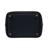 エルメス HERMES ピコタンロックPM K刻 プルノワール シルバー金具 トリヨンクレマンス レディース ハンドバッグ