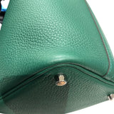 エルメス HERMES ピコタンロックPM K刻 ヴェールモワイヤン　シルバー金具 トリヨン レディース ハンドバッグ