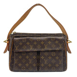 ルイ・ヴィトン LOUIS VUITTON ヴィバ・シテGM M51163 ブラウン モノグラムキャンバス レディース ショルダーバッグ