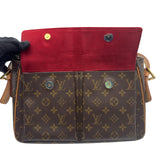 ルイ・ヴィトン LOUIS VUITTON ヴィバ・シテGM M51163 ブラウン モノグラムキャンバス レディース ショルダーバッグ