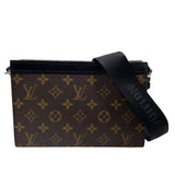ルイ・ヴィトン LOUIS VUITTON ガストン・ウェアラブル ウォレット M14036 ブラウン モノグラム・マカサー メンズ ショルダーバッグ