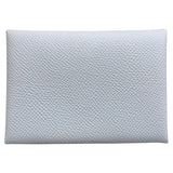 エルメス HERMES カルヴィデュオ K刻印 ブルーグラシエ エプソン ユニセックス コインケース