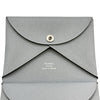エルメス HERMES カルヴィ デュオ K刻印 グリパンタン/シルバー金具 エプソン レディース カードケース