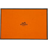 エルメス HERMES カルヴィ デュオ K刻印 グリパンタン/シルバー金具 エプソン レディース カードケース