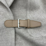 エルメス HERMES ベビーカシミヤダッフルコート 4H0124DB ベージュ カシミヤ レディース ダッフルコート