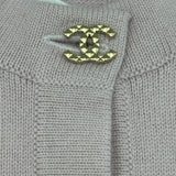 シャネル CHANEL アイコンボタンカシミヤロングカーディガン P73485 ピンク カシミヤ レディース カーディガン