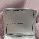 シャネル CHANEL アイコンボタンカシミヤロングカーディガン P73485 ピンク カシミヤ レディース カーディガン
