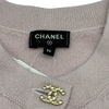 シャネル CHANEL アイコンボタンカシミヤロングカーディガン P73485 ピンク カシミヤ レディース カーディガン