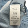 コーチ COACH バッチワークデニムジャケット ブルー コットン メンズ デニムジャケット