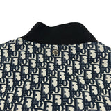 クリスチャン・ディオール Christian Dior オブリーク総柄スカーフ付ボンバージャケット 357C63A2970 ネイビー ポリエステル レディース その他アウター
