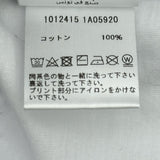 ヴェルサーチ VERSACE メデューサロゴ半袖Tシャツ 1012415 ホワイト コットン メンズ 半袖Ｔシャツ