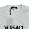 ヴェルサーチ VERSACE メデューサロゴ半袖Tシャツ 1012415 ホワイト コットン メンズ 半袖Ｔシャツ
