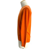 エルメス HERMES カシミヤ長袖セーター オレンジ カシミヤ メンズ セーター