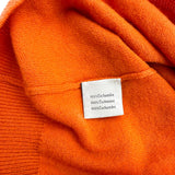 エルメス HERMES カシミヤ長袖セーター オレンジ カシミヤ メンズ セーター