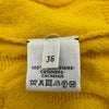 エルメス HERMES カシミヤタートルネックニットセーター イエロー カシミヤ レディース セーター