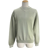 プラダ PRADA ダメージ加工スウェットシャツ UJL69B グリーン コットン メンズ スウェット