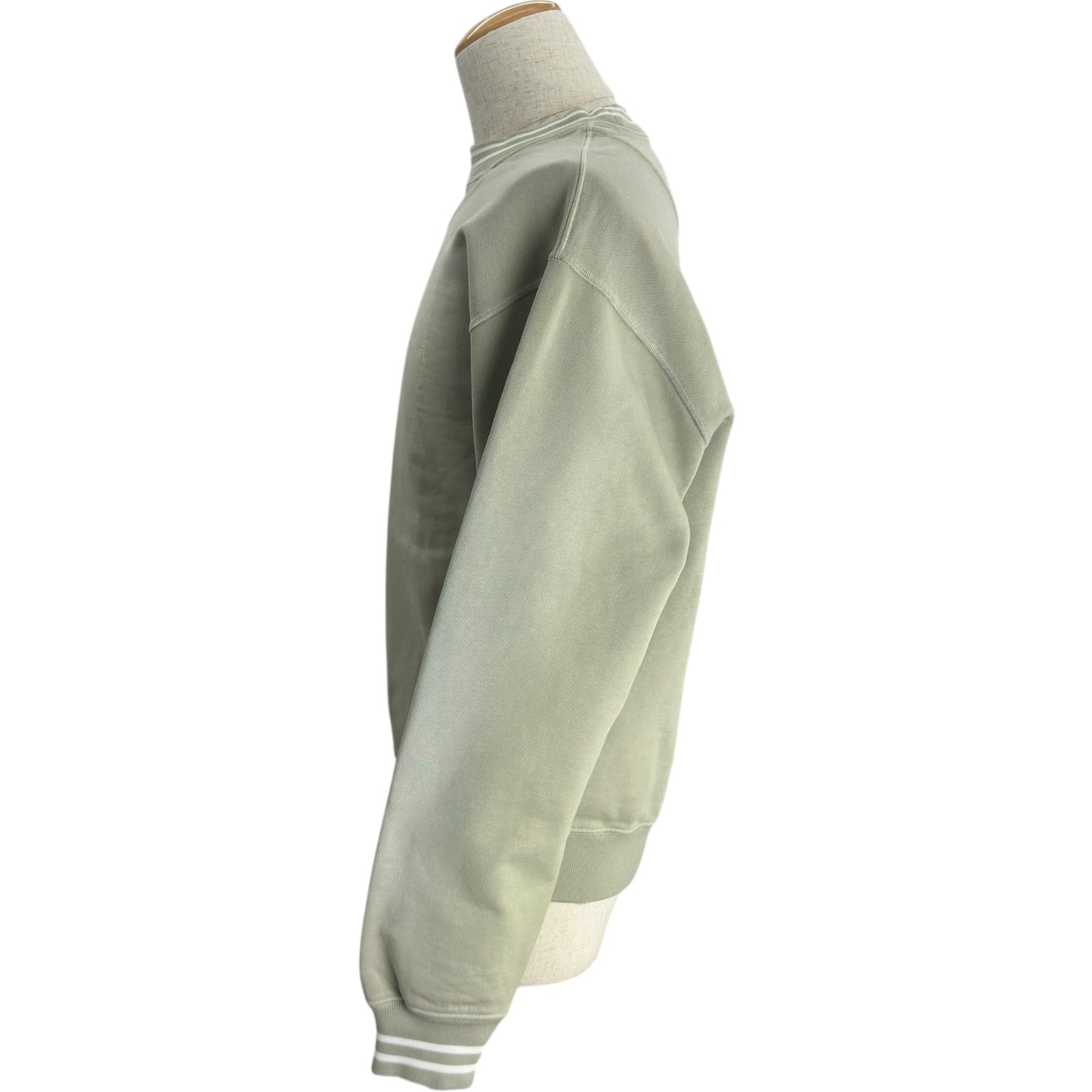 プラダ PRADA ダメージ加工スウェットシャツ UJL69B グリーン コットン