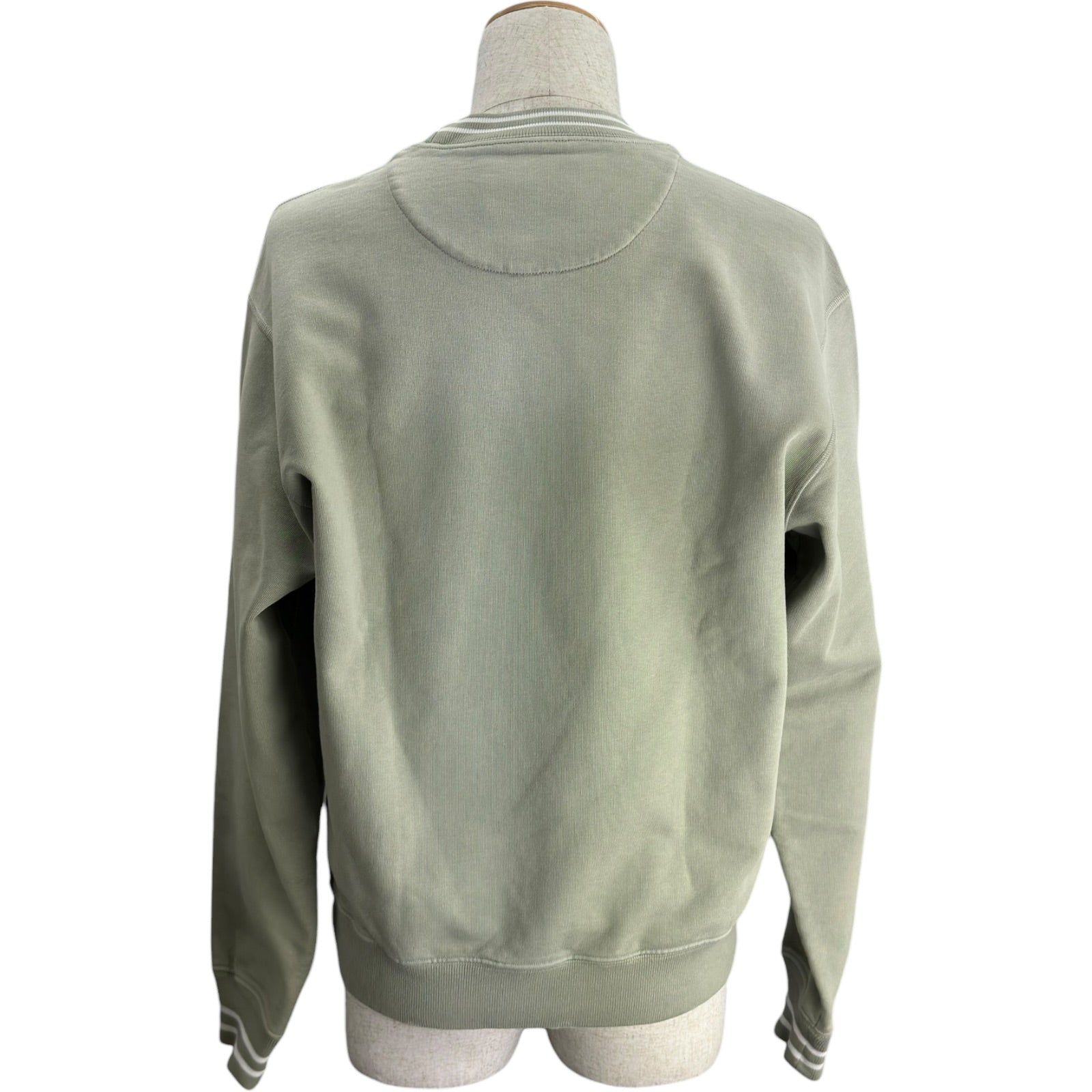 プラダ PRADA ダメージ加工スウェットシャツ UJL69B グリーン コットン