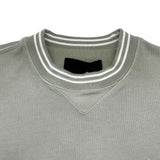 プラダ PRADA ダメージ加工スウェットシャツ UJL69B グリーン コットン メンズ スウェット