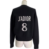 クリスチャン・ディオール Christian Dior JADIORS8ロゴカシミヤニットセーター 924S55AM009 ブラック カシミヤ レディース セーター
