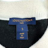 ルイ・ヴィトン LOUIS VUITTON シグネチャーチャンキーストライプニットセーター FOKL20 ホワイト ウール メンズ セーター