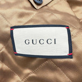 グッチ GUCCI ロゴワッペンジャケット 729312 ブルー コットン メンズ その他アウター