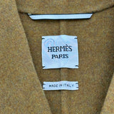 エルメス HERMES カシミヤラップコート 3H0125DA ブラウン カシミヤ レディース その他アウター