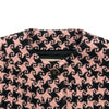 グッチ GUCCI ハウンドトゥースツイードロングコート 664249 ピンク ウール レディース その他アウター