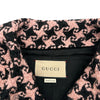 グッチ GUCCI ハウンドトゥースツイードロングコート 664249 ピンク ウール レディース その他アウター