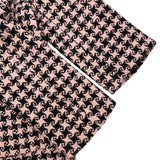 グッチ GUCCI ハウンドトゥースツイードロングコート 664249 ピンク ウール レディース その他アウター
