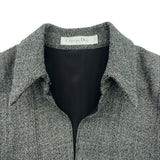 クリスチャン・ディオール Christian Dior ノースリーブワンピース 251R30A1186 グレー ウール レディース ワンピース