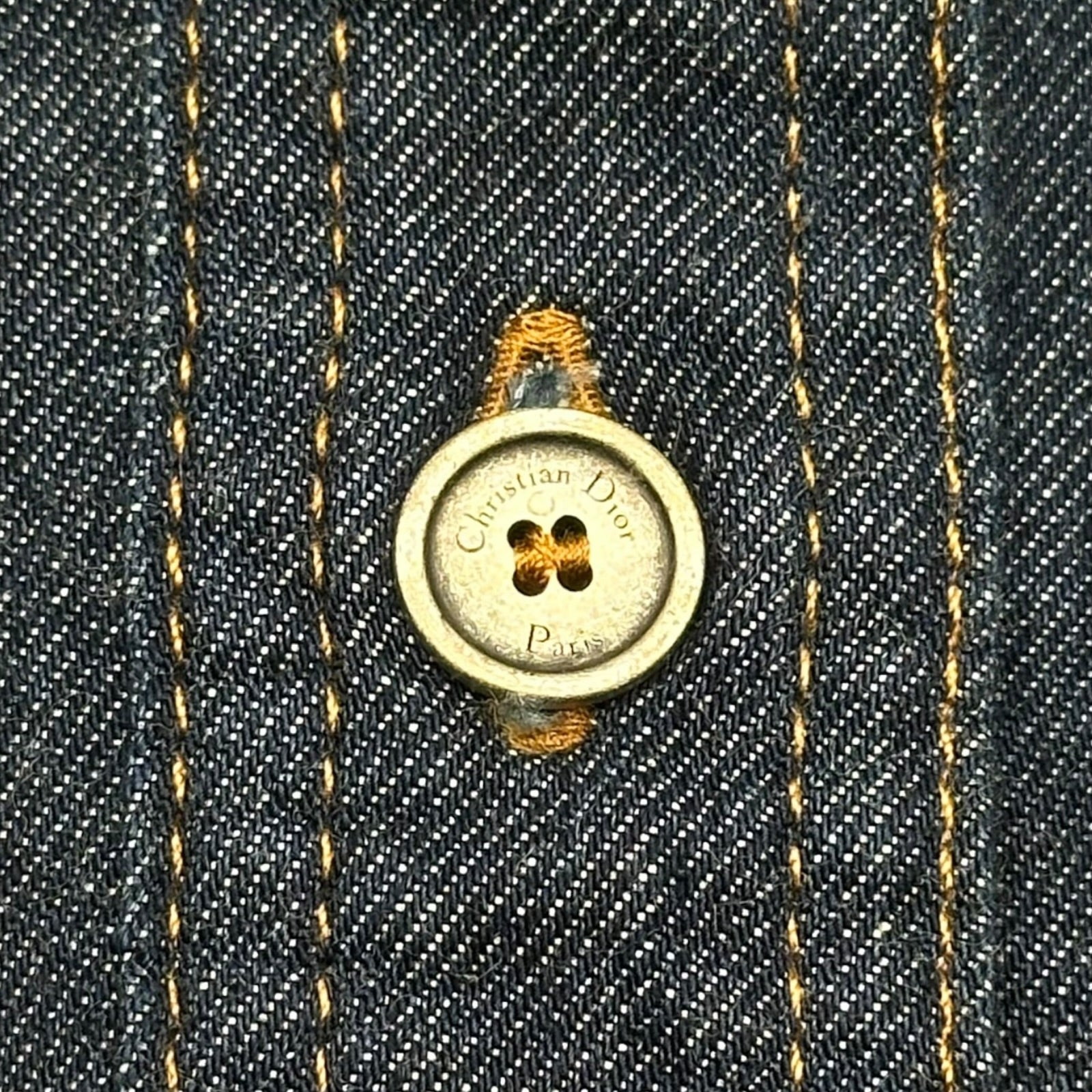 クリスチャン・ディオール Christian Dior BEE刺繍半袖ワンピース