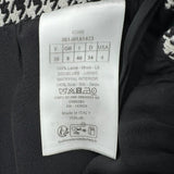 クリスチャン・ディオール Christian Dior 千鳥格子プリーツミディスカート 351J01A1423 ホワイト/ブラック ウール レディース スカート