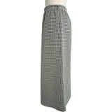 クリスチャン・ディオール Christian Dior 千鳥格子プリーツミディスカート 351J01A1423 ホワイト/ブラック ウール レディース スカート