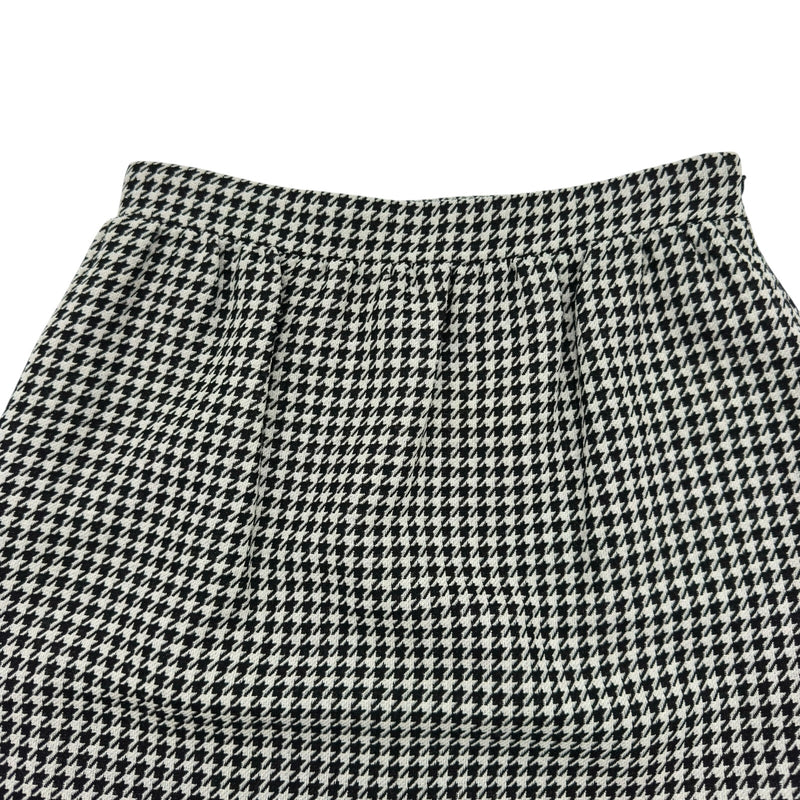 クリスチャン・ディオール Christian Dior 千鳥格子プリーツミディ