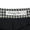 クリスチャン・ディオール Christian Dior 千鳥格子プリーツミディスカート 351J01A1423 ホワイト/ブラック ウール レディース スカート