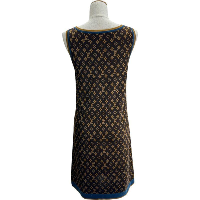 ルイ・ヴィトン LOUIS VUITTON モノグラム総柄 ノースリーブワンピース