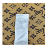 ルイ・ヴィトン LOUIS VUITTON モノグラム総柄 ノースリーブワンピース FJKD94 ブラウン シルク レディース ワンピース
