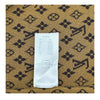 ルイ・ヴィトン LOUIS VUITTON モノグラム総柄 ノースリーブワンピース FJKD94 ブラウン シルク レディース ワンピース